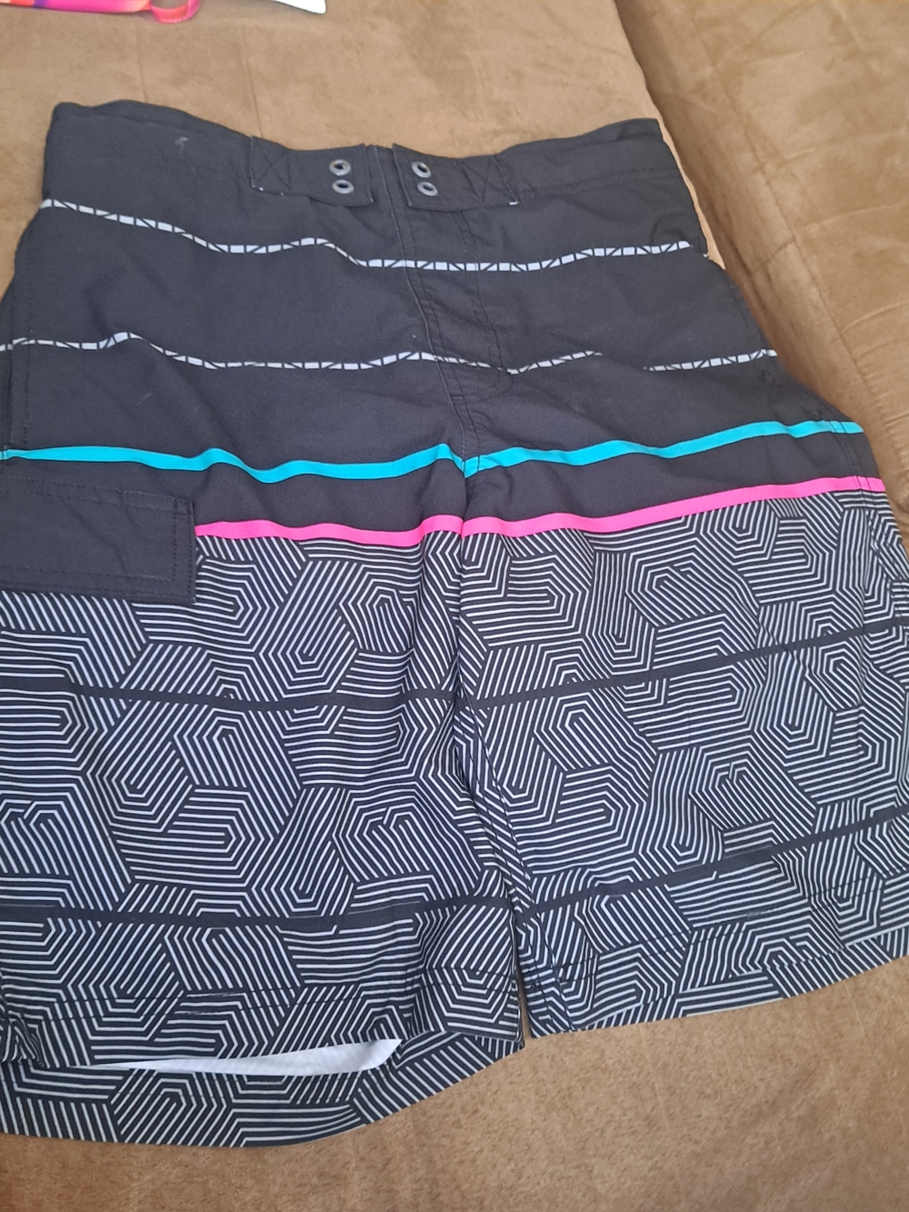 George Men’s Graphic Swim Board Shorts - Size S (28-30)